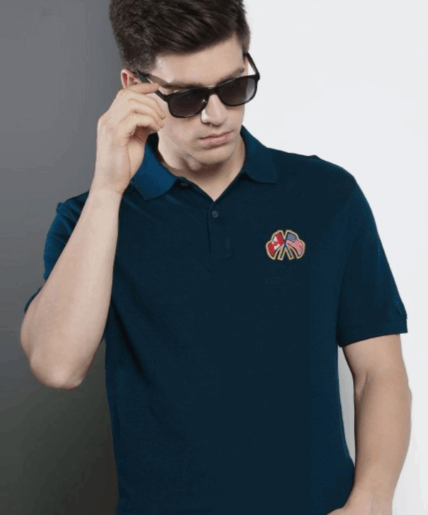 Polo Collar Moisture Wicking T-shirt